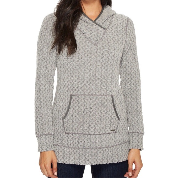 Prana Sybil Sweater In Gravel Grey Nwt 